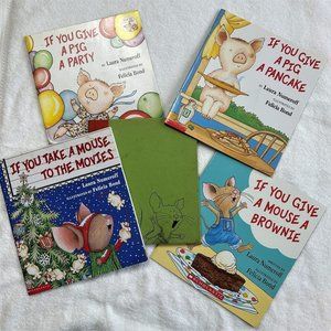 Children's Books Lot of 5 If You Give A Mouse (Pig) Books